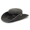 Men Foldable Breathable Adjustable Summer Cotton Fisherman Hat Outdoor Climbing Mesh Sunshade Cap - Black