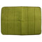 40x60cm Coral Velvet Memory Foam Rug Bathroom Mat Soft  Non-slip Floor Carpet - Grass Green