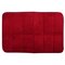 40x60cm Coral Velvet Memory Foam Rug Bathroom Mat Soft  Non-slip Floor Carpet - Wine Red