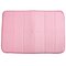 40x60cm Coral Velvet Memory Foam Rug Bathroom Mat Soft  Non-slip Floor Carpet - Light Pink