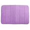 40x60cm Coral Velvet Memory Foam Rug Bathroom Mat Soft  Non-slip Floor Carpet - Purple