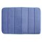 40x60cm Coral Velvet Memory Foam Rug Bathroom Mat Soft  Non-slip Floor Carpet - Deep Blue