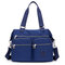 Nylon Large Capacity Lightweight Multi-pocket Crossbody Bag Handbag For Women - Dark Blue