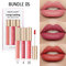 Combination Lip Glaze Set Waterproof Non-Stick Cup Long Lasting Lip Gloss Nude Makeup - #05