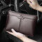 Men Solid Business Waterproof Clutch Bags Wallet - #02