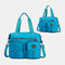 Handbag Mummy Bag 2018 Autumn New Women Bag Large Capacity Travel Handbag Waterproof Ms. Shoulder Bag - Sky Blue