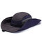 Men Woman Quick-drying Fisherman Hat Foldable Visor Hat - Black
