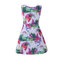 Girls Unicorn Pattern Rainbow Print Vest Dress For 4-15Y - Colorful