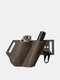 Menico جلد طبيعي EDC حزام حزام الخصر متعدد الأغراض - قهوة