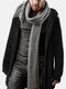 Mens Pure Color Casual Loose Fuzzy Pullover Teddy Hooded Jackets - Black