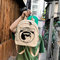New Ins Canvas Shoulder Bag Vintage Sense Girl Bag College Wind Campus Student Small Backpack - Khaki
