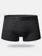 Men Healthcare Modal Boxer Briefs Functional Underwear With Mulit Quantum Chip - Black