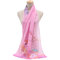 Women Chiffon Oversize Shawl Casual Sunscreen Windproof Scarves Print Scarces - Rose