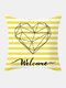1 PC Plush Brief Fashion Pattern Decoration In Bedroom Living Room Sofa Cushion Cover Throw Pillow Cover Pillowcase - #06