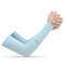 Men's Women's Sun Protection Gloves Solid Color Simple Style All Match Accessory - Light Blue