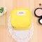 Candy Colors Cotton Linen Cosmetic Bag Zipper Organizer Bags Portable Storage Container - Yellow
