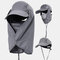 Sun Protection Cover Face Visor Outdoor Fishing Hat Summer Quick-drying Cap Breathable Hat Baseball Cap - Dark Gray