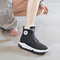 Women Casual  Thick Bottom  Short Boots - Black