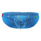 Mens Breathable Cotton Sexy Printed Low Waist Brief - Blue