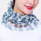 Women Breathable Thin Face Mask Open Riding Veil Shade Sunscreen Triangle Silk Scarf Neck Mask - #01