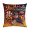 خمر الأوروبية رسم اللوحة ثلج غطاء وسادة كتان المنزل أريكة ديكور فني رمي أكياس وسادات - #8