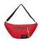 Men And Women Leisure Crossbody Bag Multi-function Fanny Bag Hobos Bag - Red