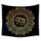 Bohemio indio geométrico luna fondo tapiz tapiz decoración del hogar pintura estera de la yoga - #6