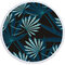 منشفة شاطئ ستوكات بأوراق رخامية نباتات استوائية دائرية كبيرة Yoga منشفة مع غطاء بطانية بساط للشاطئ شرابة - #3