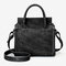 DREAME Women Solid Cosmetic Handbag Capacity Bag Multifunction Crossbody Bag - Black