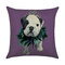3D Cute Dog Modello Fodera per cuscino in cotone di lino Fodera per cuscino per casa divano auto Fodera per cuscino per ufficio - #11
