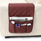 Armchair Sofa Chair Storage 5 Pocket Holder Remote Control Phone Couch Organizer - Brown