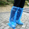 Women Outdoor Disposable Thickening Waterproof Rain Shoes Covers - Blue