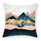 Fodere per cuscini in lino con paesaggio astratto e tramonto moderno Decorazioni per la casa - #10