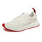 Mesh Outdoor Tainers Lace Up Athletic Sport Casual Shoes - White