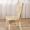 Capa de assento para cadeira elegante flor de pelúcia elástica elástica para computador Sala de jantar para casa Decoração de casamento - 4