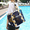 Nylon Casual Lightweight Handbag Storage Bag Sport Picnic Bag Shoulder Bags - Dark Blue