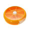 Honana HN-P1 Travel 7 Compartment Pill Box Medicine Rotation Holder Organizer Container Case - Orange