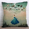 Vintage Abstract Printing Style Cushion Cover Soft Linen Cotton Pillowcases Home Car Sofa Office - #2