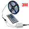 3/5/10 متر 3528 SMD RGB 600 LED شريط ضوء شريط سلسلة + 44 مفتاح IR التحكم عن بعد مراقبة - 3 م