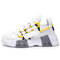 Men Breathable Casual Running Fashion Comfy Sneaker - White