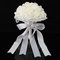 DIY 50 Colourful Foam Rose Artificial Flower Wedding Bride Bouquet Party Decoration - White