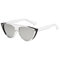 Women Fashion Cat Eye Sunglasses Outdoor UV Eyeglasses Thin High Definition View Sunglasses - 2