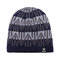 Men Winter Windproof Wool Velvet Knit Cap Warm Thick Vogue Vintage Outdoor Casual Ski Cycling Beanie - Blue