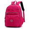 Women Men Causal Lightweight Capacity Backpack Shoulder Bag Travel Bags - Rose Red