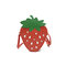 New Hollow Pineapple Shoulder Bag Hit Color Personality Creative Fashion Diagonal Cross Bag - Strawberry