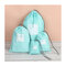 4Pcs Waterproof Nylon Drawstring Travel Storage Bag Portable Organizer Clothes Shoes Storage - Light Blue