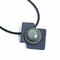 Casual Necklace Leather Stone Pendant Brooch Necklace - #1