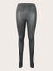 Plus Size Solid High Elastic Loose Transition Tight Casual Pants - Gray