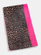 Women Acrylic Artificial Wool Dual-use Leopard Print Fashion Warmth Shawl Scarf - #03