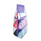 Double Bread Bag Non-woven Storage Hanging Bag Hanging Wardrobe Perspective Finishing Home Storage Bag - Purple